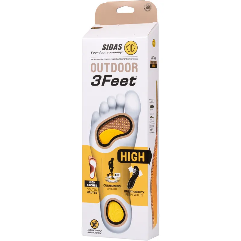 Sidas 3Feet Outdoor Insoles - High-4